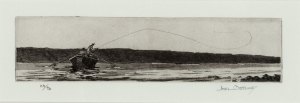 Joel Ostlind, Castaway etching